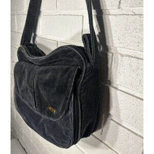 Vintage Fisher Price Diaper Bag Corduroy Cross Body Bag 1983 Floral Lining